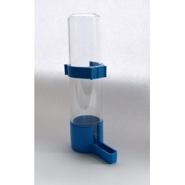 Tube Drinker with Clip - Blue
